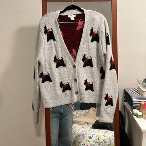 Scottie Dog Cardigan